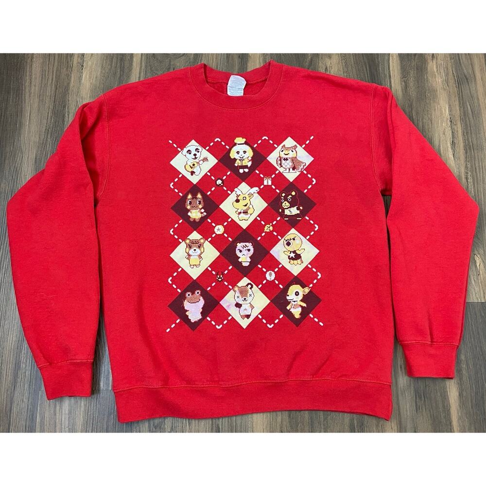 VTG Y2K Gildan Animal Crossing original Gamecube video game promo sweatshirt M
